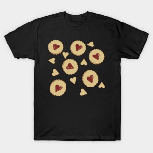 Pack pattern heart biscuit coquette dollette T-Shirt